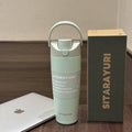 SITARAYURI 900ml Insulated Water Bottle Dual Drink Straw Flask Leakproof