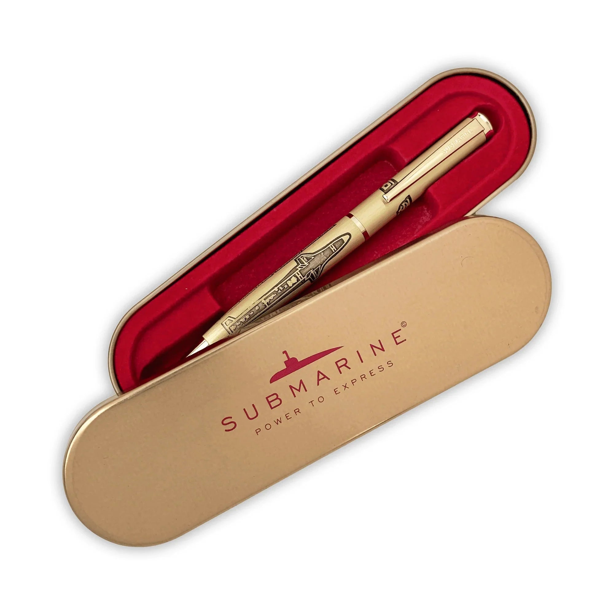 Submarine ISRO RLV-TD Rocket Pen  Premium Metal Space-Themed Ball Pen