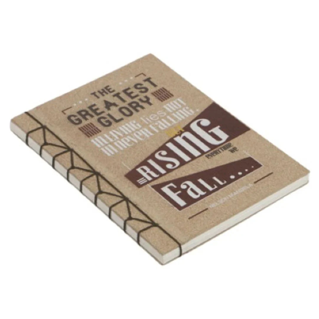 Numic A5 Quote Notebook - Nelson Mandela Ruled & Plain Hardbound Journal