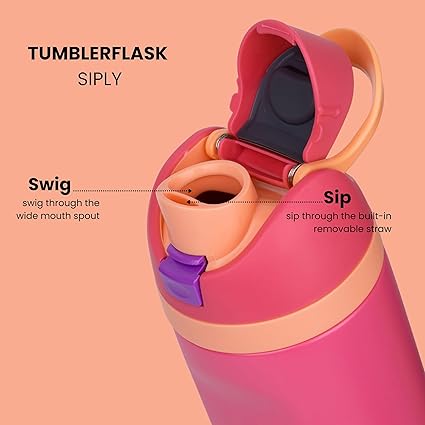 Owala FreeSip Tumbler 710ml Vacuum Insulated Leakproof Water Bottle
