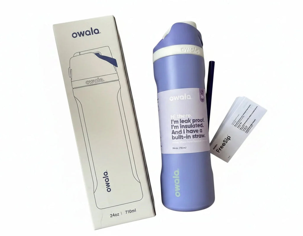 Owala FreeSip Tumbler 710ml Vacuum Insulated Leakproof Water Bottle