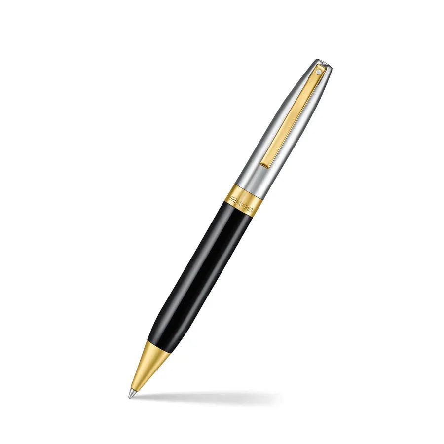 Sheaffer Legacy  Ballpoint Pen Black Chrome Gold Trim
