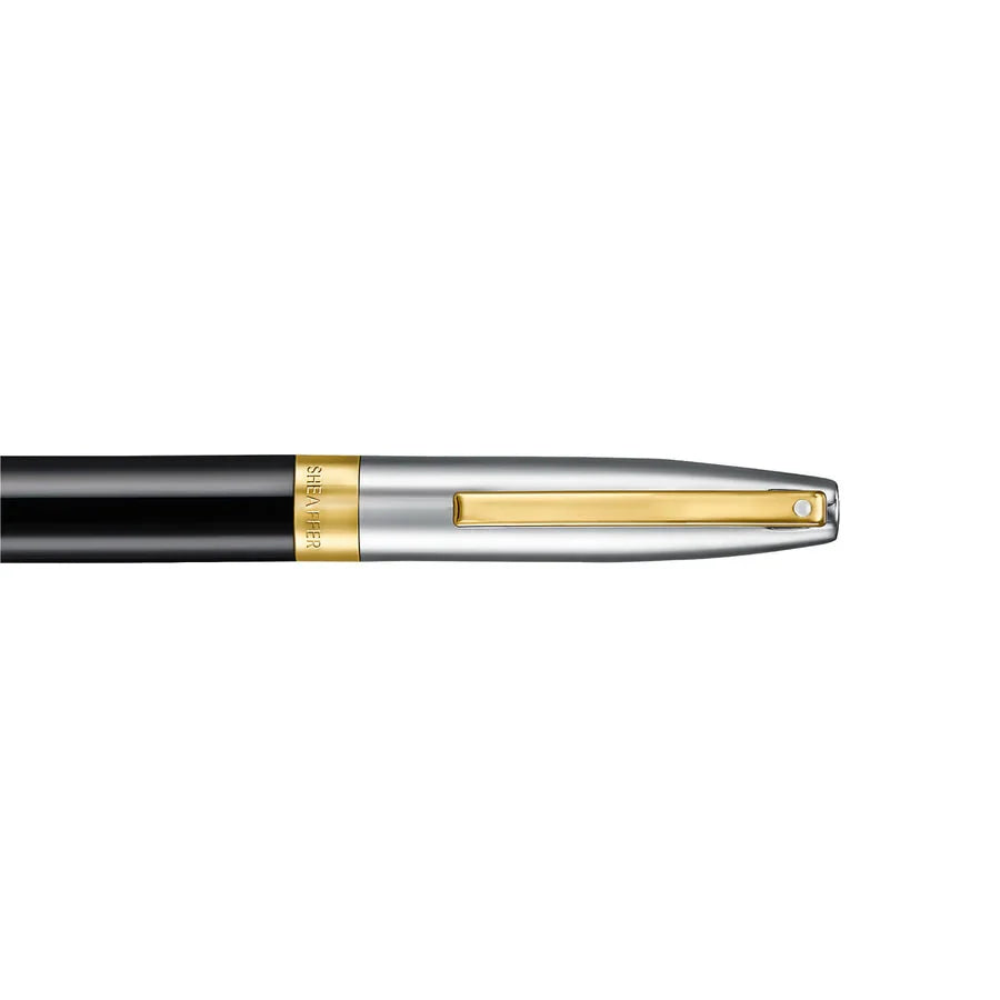 Sheaffer Legacy  Ballpoint Pen Black Chrome Gold Trim