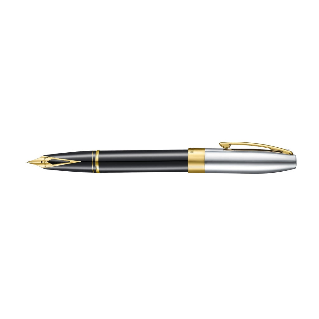 Sheaffer Legacy 9065 Fountain Pen Black Chrome Gold Trim