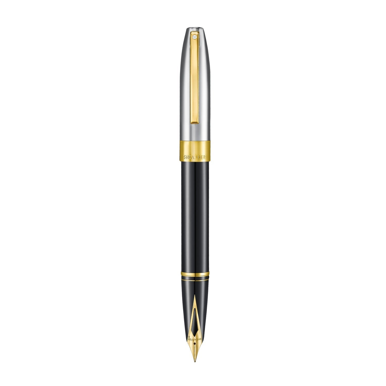 Sheaffer Legacy 9065 Fountain Pen Black Chrome Gold Trim