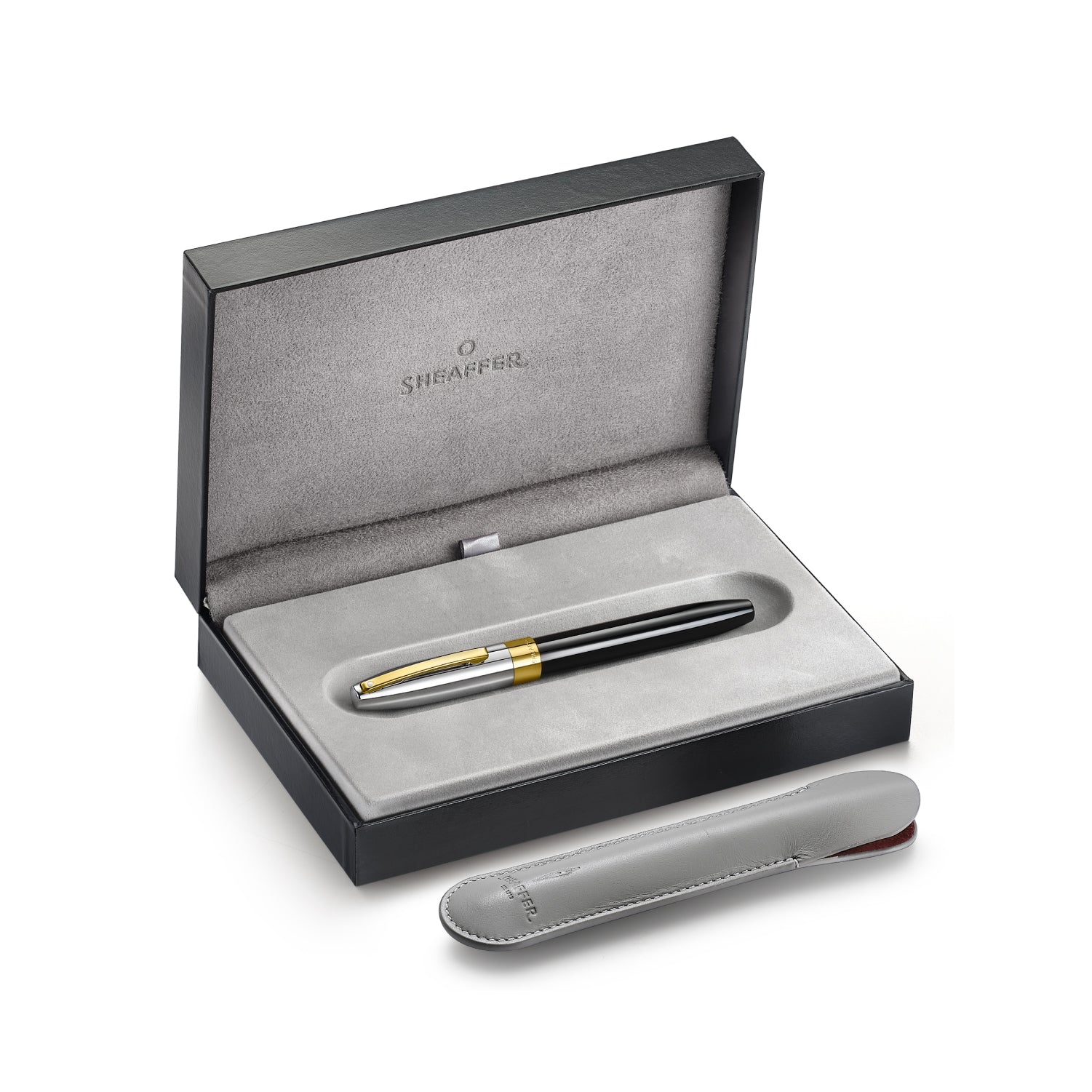 Sheaffer Legacy 9065 Fountain Pen Black Chrome Gold Trim