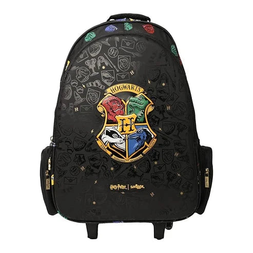 Smiggle Trolley Backpack with Light-Up Wheels – 4 Compartment