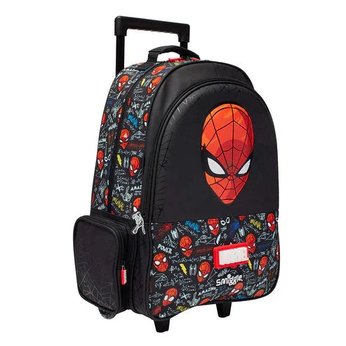 Smiggle Trolley Backpack with Light-Up Wheels – 4 Compartment