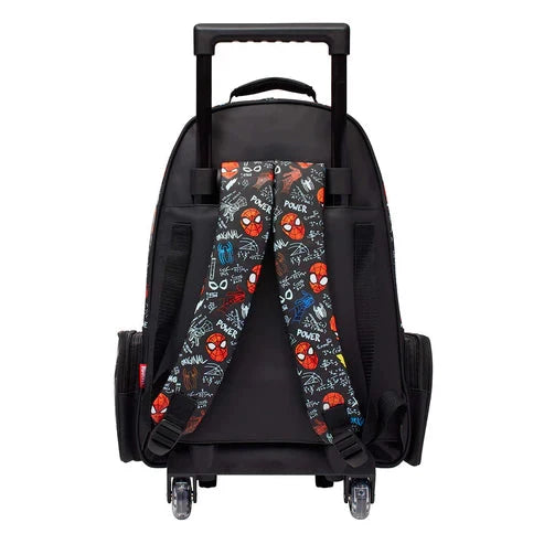 Smiggle Trolley Backpack with Light-Up Wheels – 4 Compartment