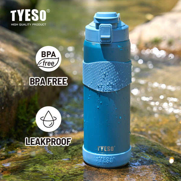 TYESO 900ml Stainless Steel Water Bottle Vacuum Insulated Flask