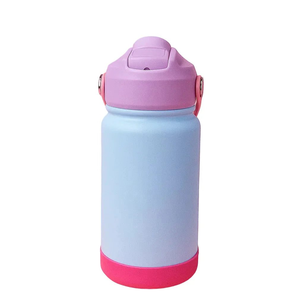 Kids Stainless Steel Insulated Water Bottle with Straw 500ml