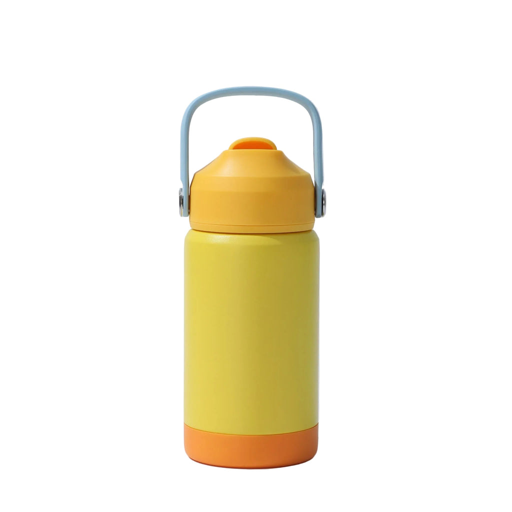 500ml Kids Stainless Steel Insulated Water Bottle with Straw